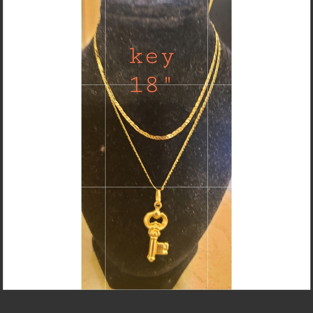 18K REAL SAUDI GOLD NECKLACE.